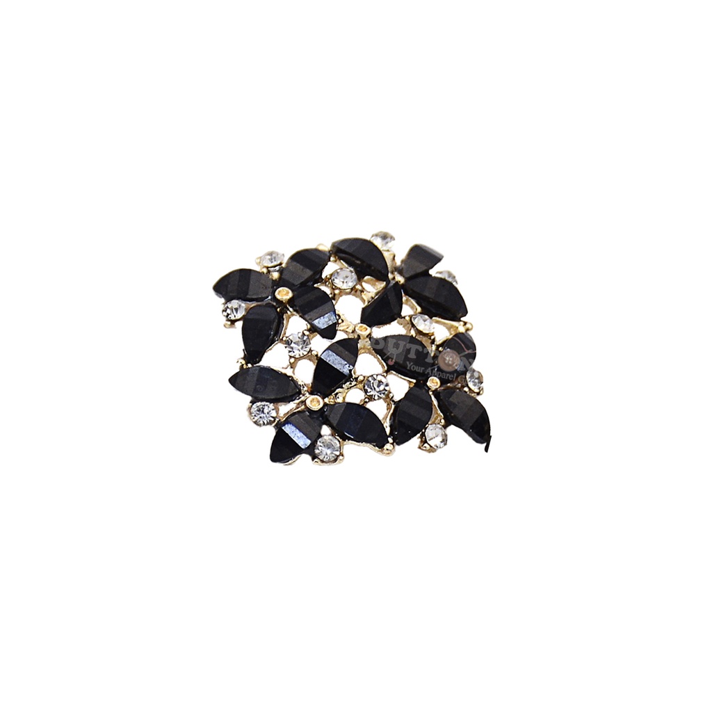 Fancy Four Flower Button