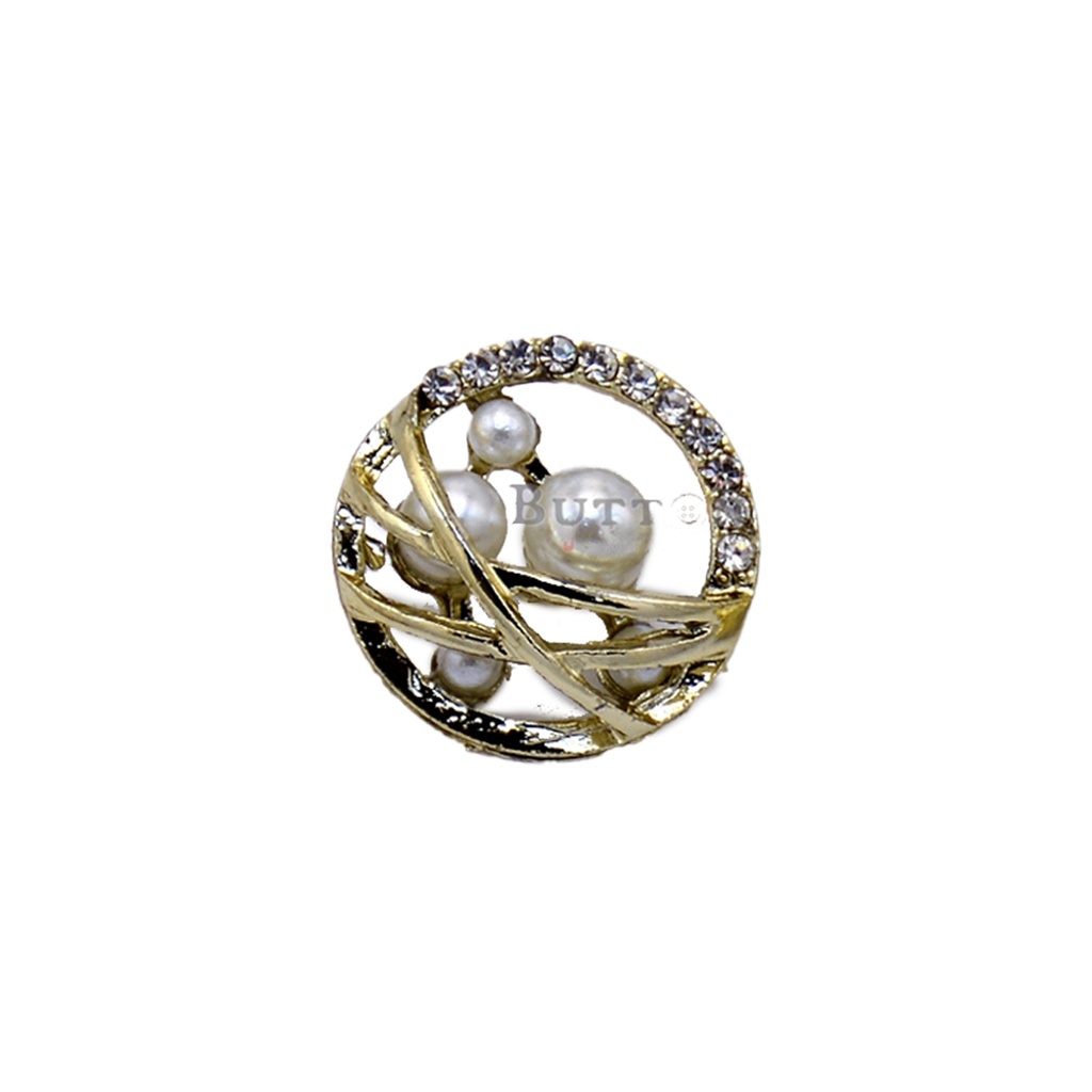 Fancy Double Ring Button