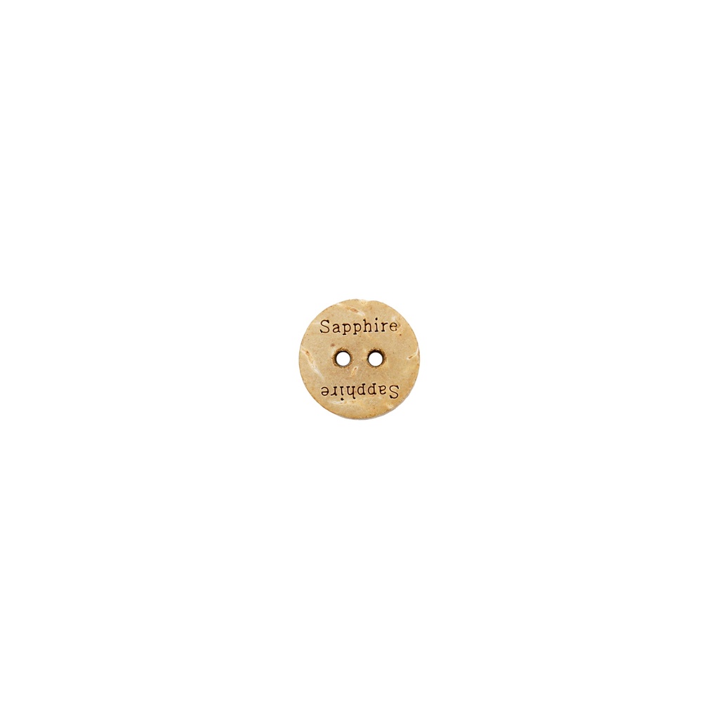Sapphire 2 Hole Wooden Button