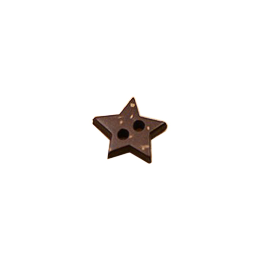 Star Shape 2 Hole Coconut Button