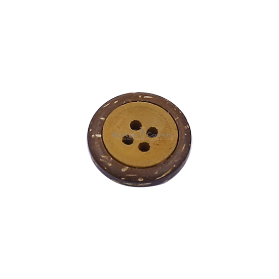 2 Parts 4 Hole Wooden Button