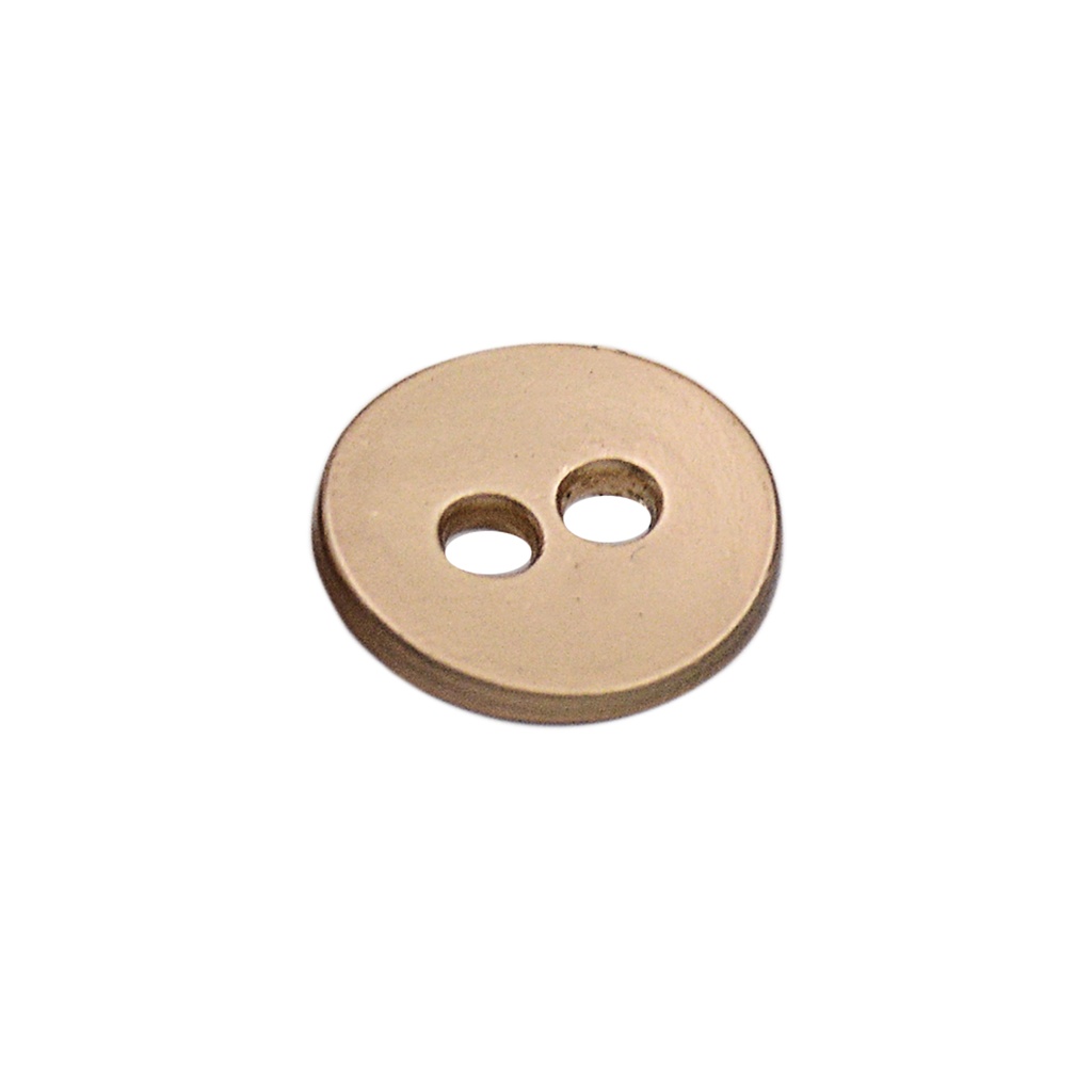Round 2 Hole Metal Shirt Button