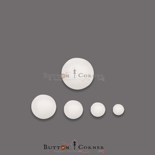 Pearl Shape Matt Finish Button
