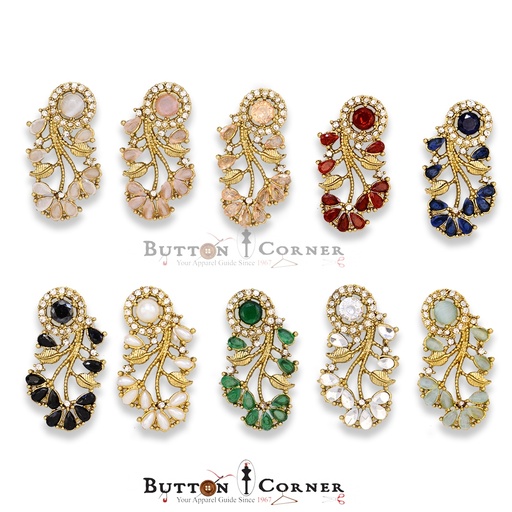 Fancy Kundan Button