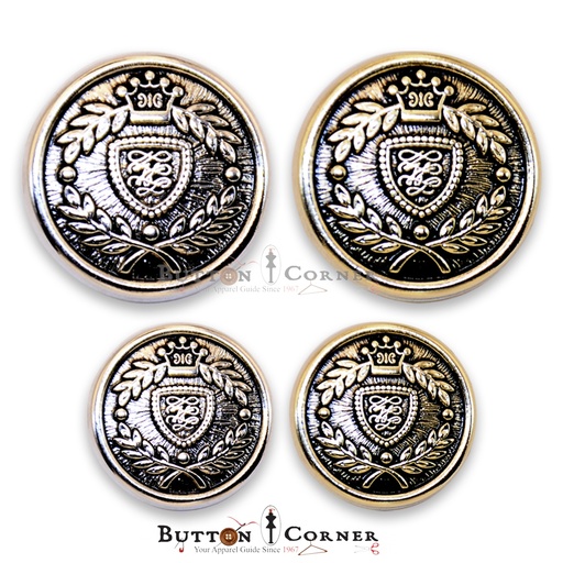 Leaf Wings Design Suiting Button