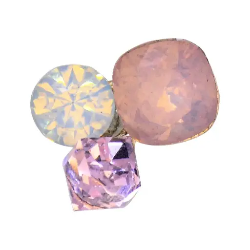 [FA670 PINK] Rhinestone Embellishment Fancy Button