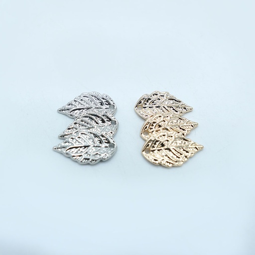 Metal Maple Ash Leaf Pendant