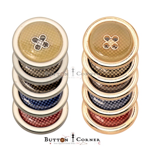 Round Shape Flat Lamination Button
