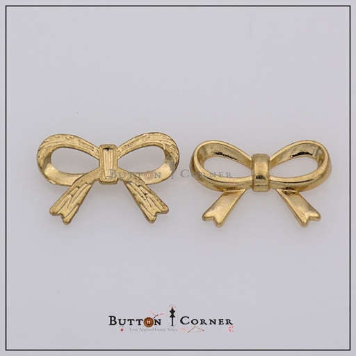 [FA627 GOLD] Metal Bow Pendant