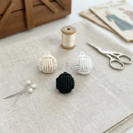 Hand Braided Chinese Closure Knots Sewing Button