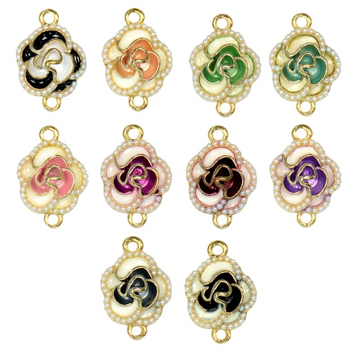Rosette Flower Shape Fancy Button
