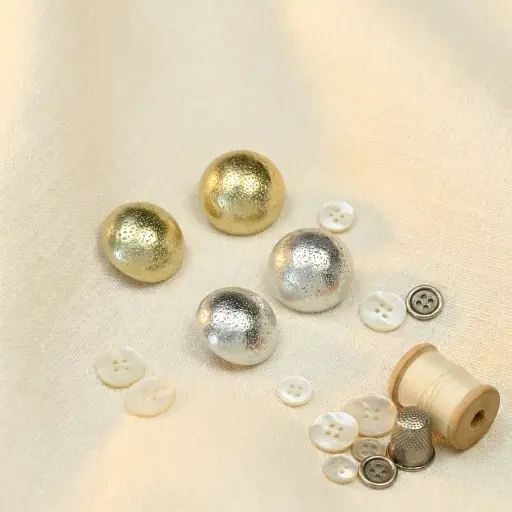 Doted Design Metal Shank Button