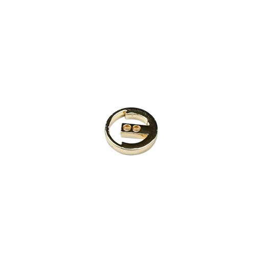 [65906 GOLD] Classic Round Shape 2 Hole Shirt Button