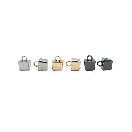 Square Shape Metal Shank Button