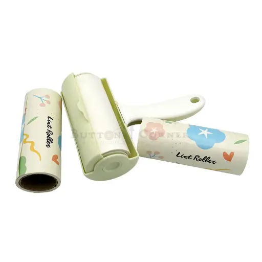 [8012-3] Fabrice Care Lint Roller Set with Protective Cover & Dual Refill Rolls