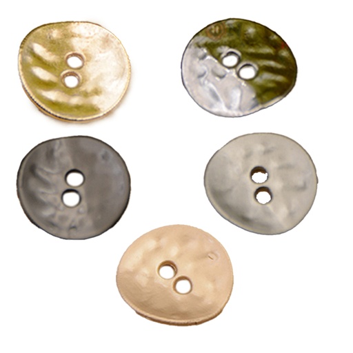 Shell Shape Curve 2 Hole Button