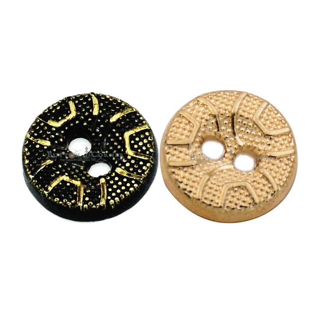 Pattern Design 2 Hole Shirt Button
