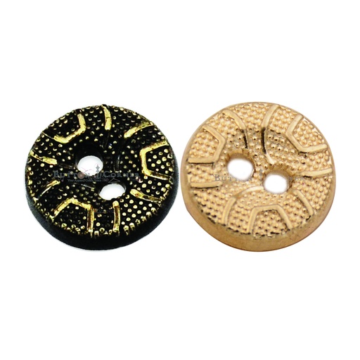 Pattern Design 2 Hole Shirt Button