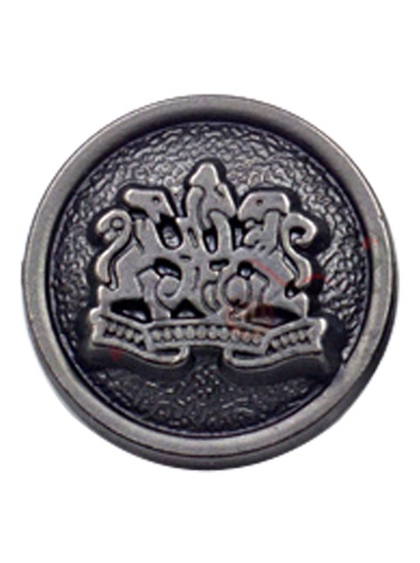 [MBSE4536 GREY] High Grade 2 Lion Metal Suiting Button