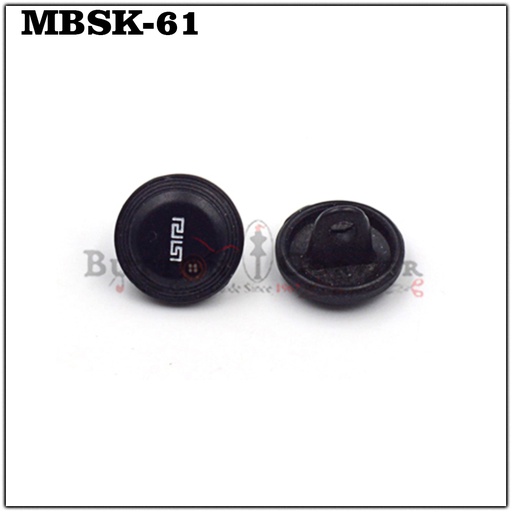 [MBSK-61-BLACK] Horn Shape Metal Shirt Button