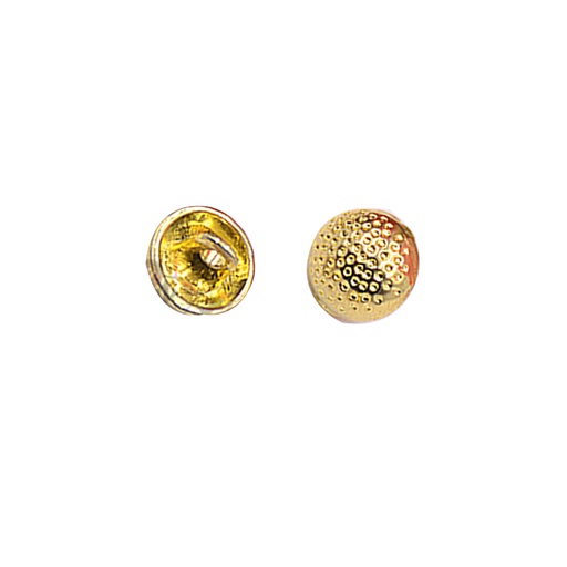 [MBT25 GOLD] Dotted Metal Shank Button