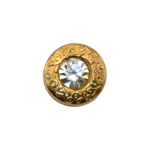 [MBT251 GOLD] Center Stone Design Shank Button
