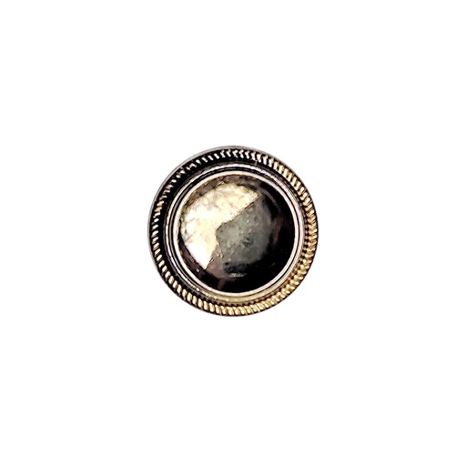 [MBT65-GOLD] Double Circle Metal Shirt Button