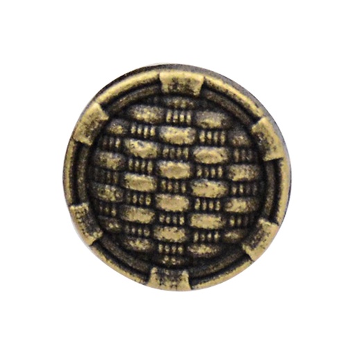 [MBT473 ANTIQUE] Brass Three Metal Shirt Button
