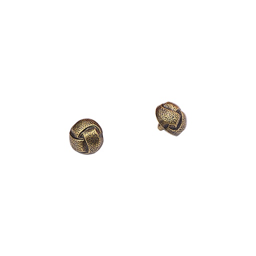 [MBT85-ANTIQUE] Knot Design Metal Shirt Button