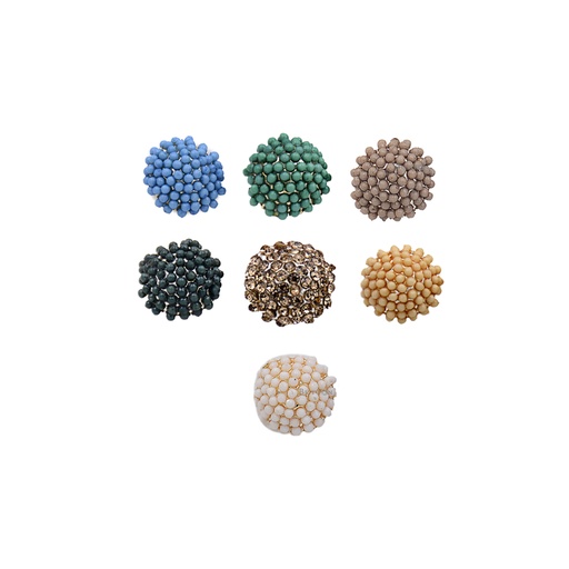 Fancy Pearl Half Ball Button