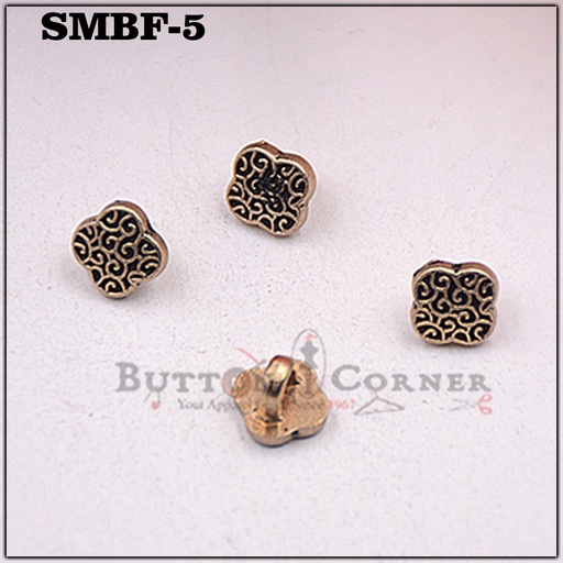 Rose Shape Metal Shirt Button