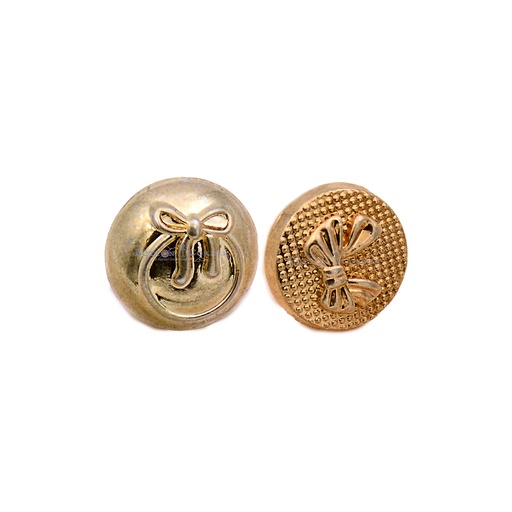 Doom Bow Embossed logo Button