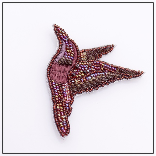 Flying Spparow Hand Made Motif