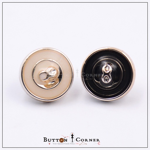 Circle Design Plastic Shank Button