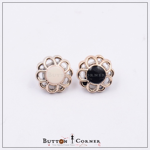Flower Shape Shank Button
