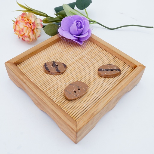 [WB182 40L] Marble Design 2 Hole Wooden Button