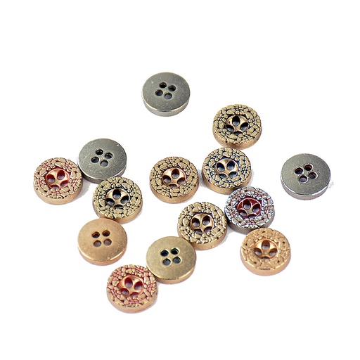 Snake Skin 4 Hole Shirt Button