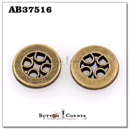 Sided 4 Hole Metal Shirt Button