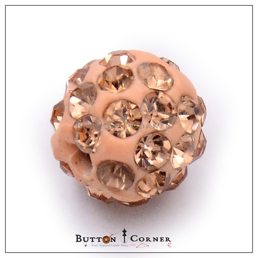 Globe Shape Fancy Stone Button
