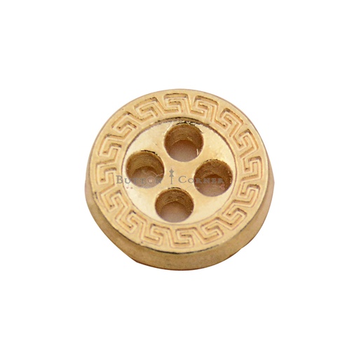 [MBS132100 GOLD] Thick Versace 4 Hole Shirt Button