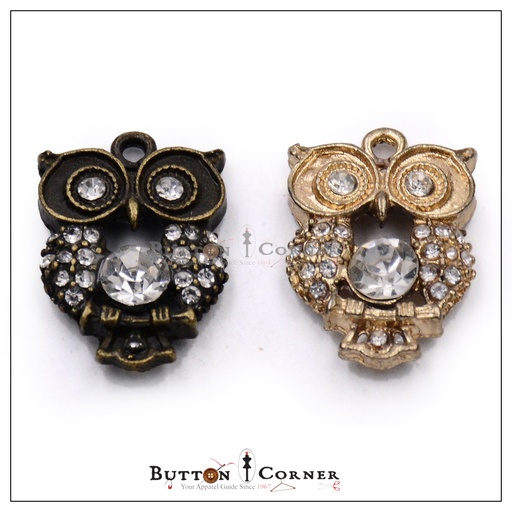 Fancy Owl Shape With Stone Pendant