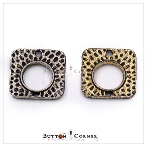 Square Shape Centre Hole Pendant