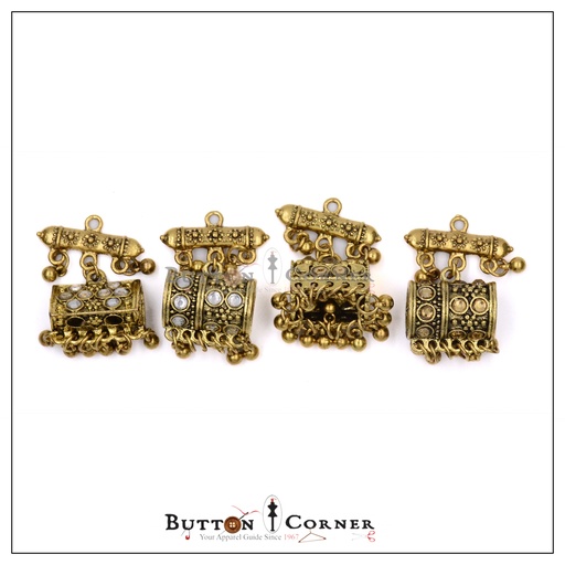 Shape Traditional Mirror Style Jhumki