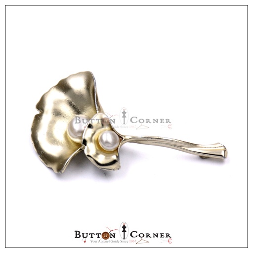 [FAR12104 LIGHT GOLD] Flowers In Pearl Pendant