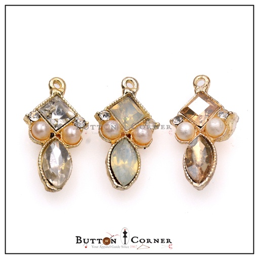 Pearl & Crystal Design Pendant