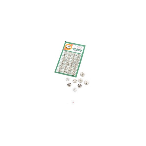 [PRESS500 SILVER] Two Part Spring Press Stud