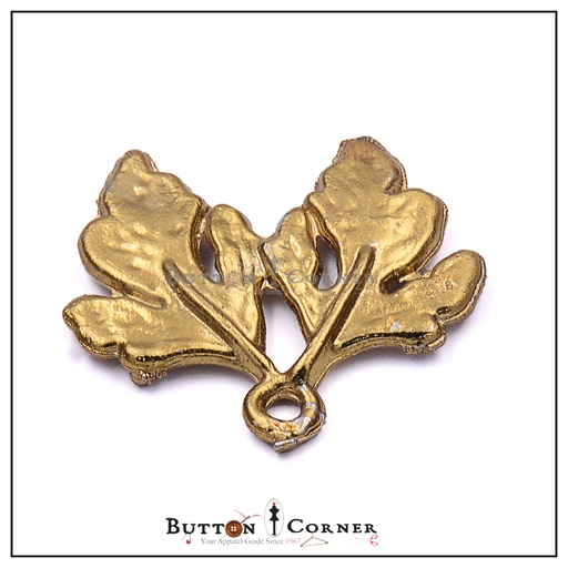 Metal Two Leaf Pendant
