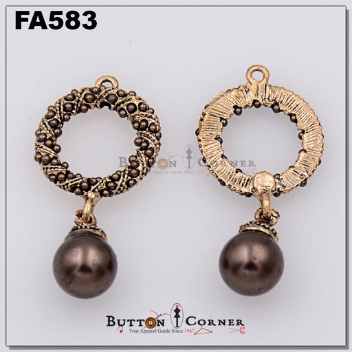 Ring Shape Pearl Hanging