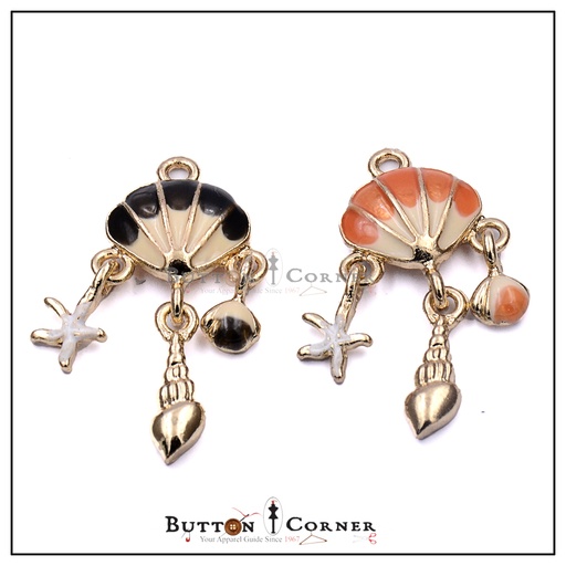Metal Seashell Hanging