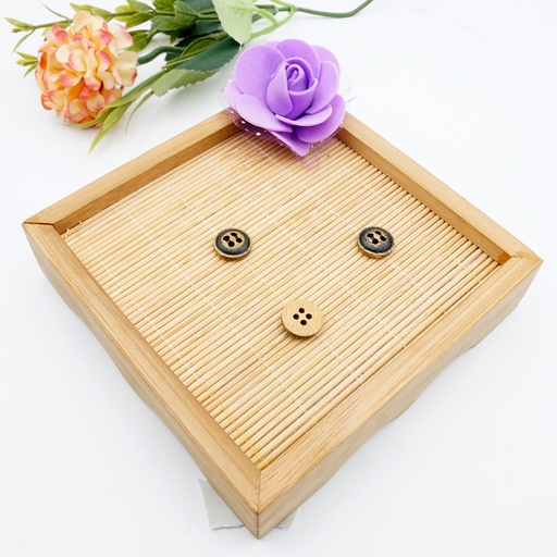 Dome 4 Hole Bamboo Shirt Button